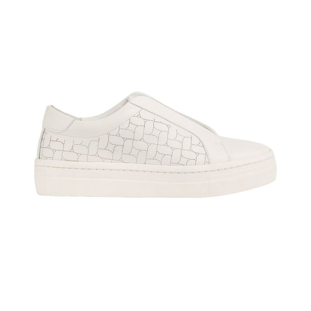 Lk Bennett Joy Leather Flat, White